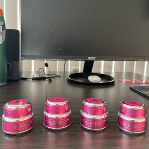 4 GlamGlow Gravitymud Firming Treatment Mask - Pink, each is 0.5oz/15g